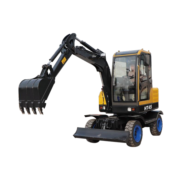 Close-up of the JDSHT45 excavator&